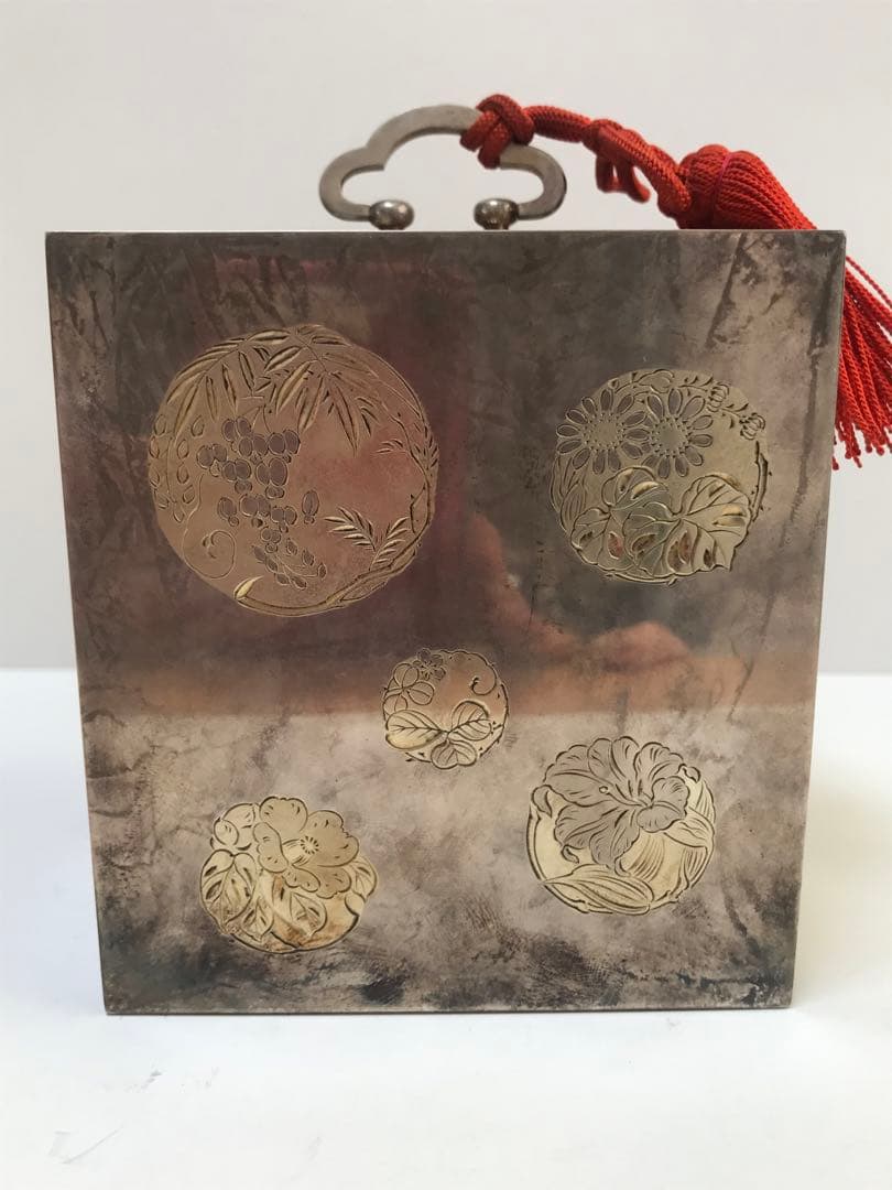 銀製 宝石箱 シルバー950 骨董品　I.869