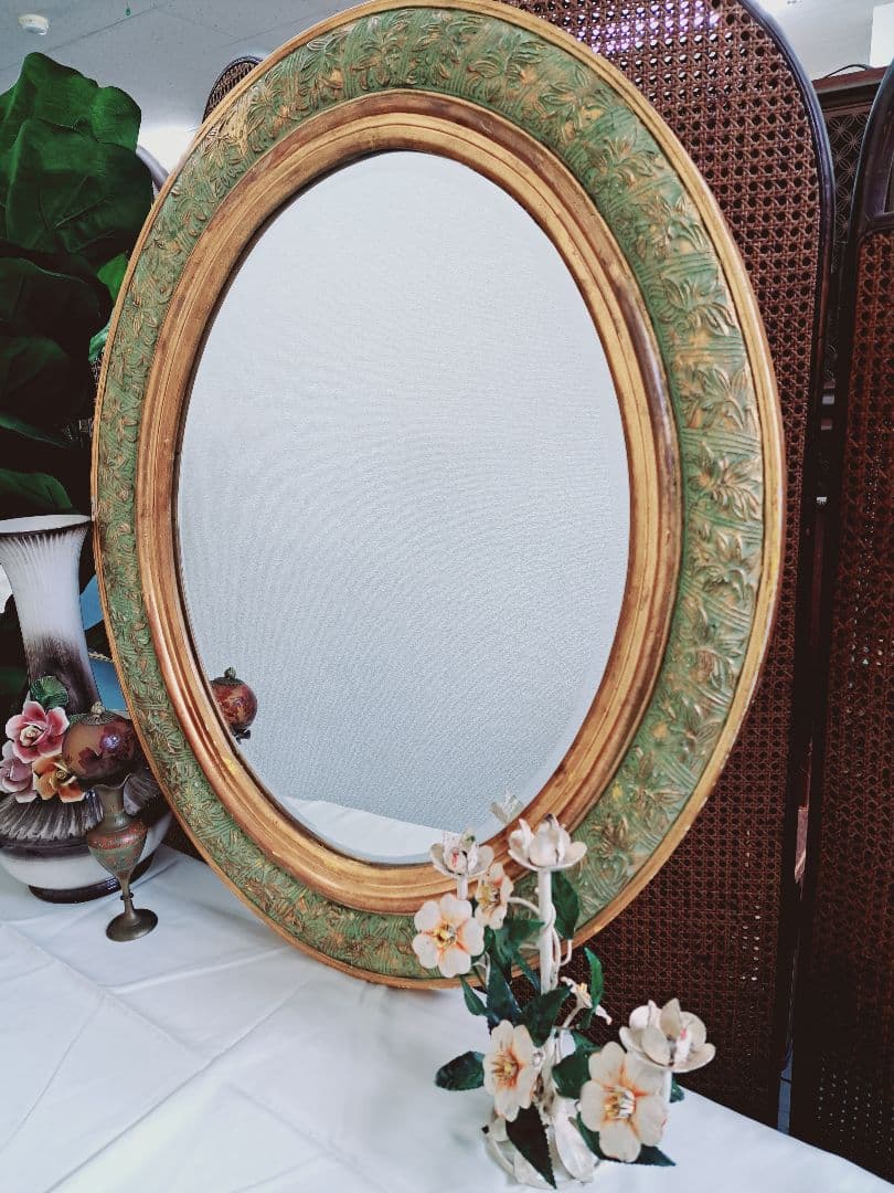 ♡木製アンティークミラー♡