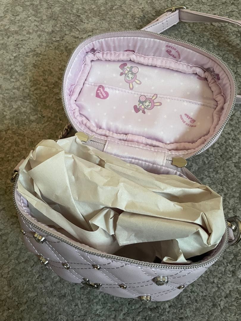 メゾピアノ　発表会　ベリエ　バニティショルダーバッグ　ナルミヤ　ポップアップ