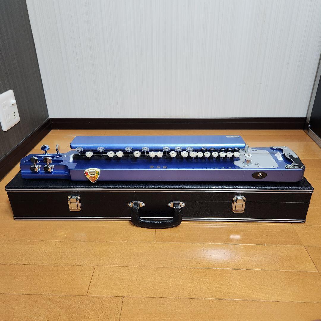 【定価7万】琴伝流 梅花 青パール アルト エレキ 電気大正琴