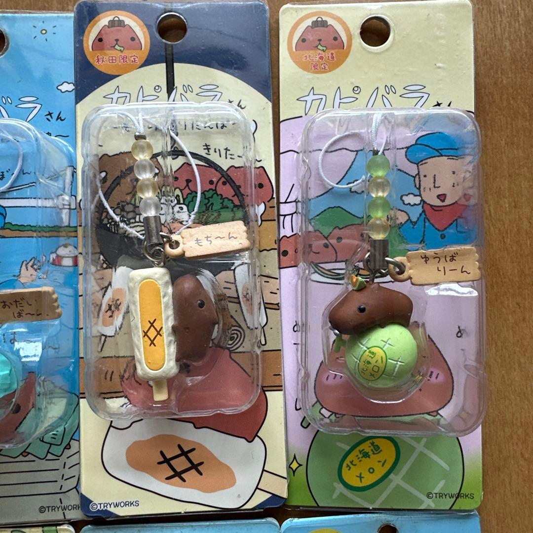 ご当地カピバラさん　チャームストラップ　19点