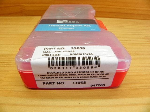 リコイル キット5/16-18 インチUNC RECOILネジ穴修正工具ハーレー