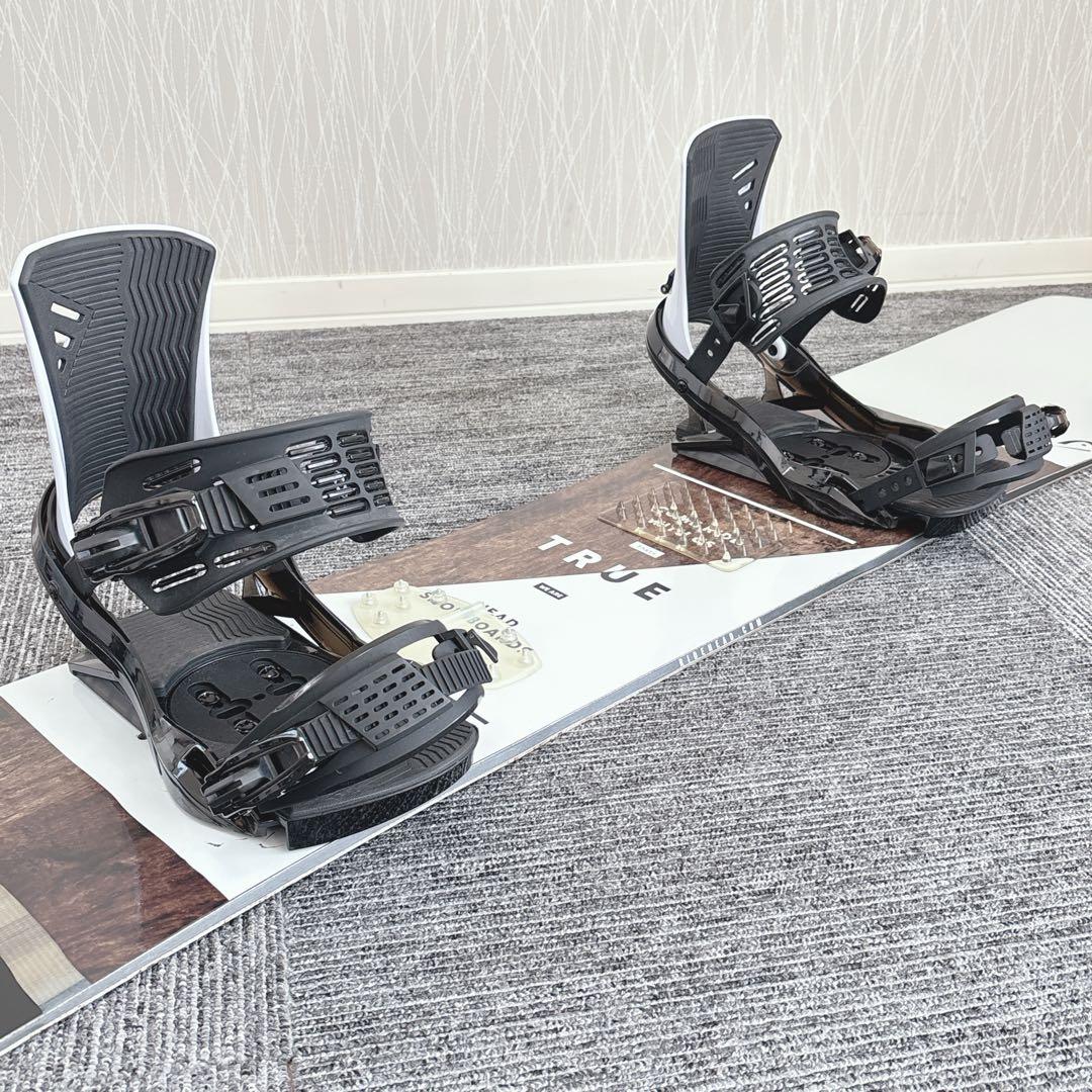 82美品❗️超豪華❗HEAD/TRUE スノーボードセット★149cm+ビン付