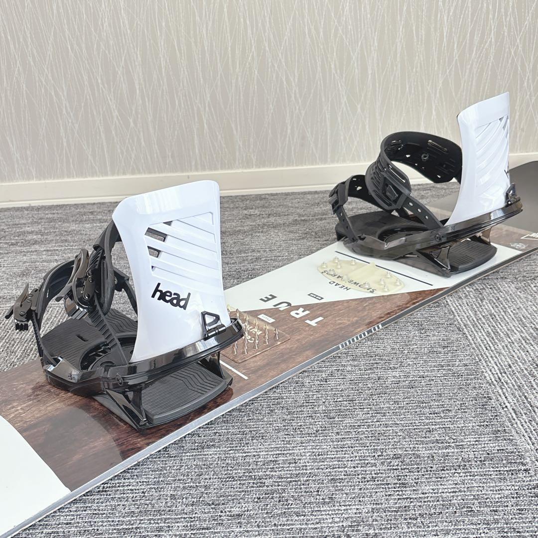 82美品❗️超豪華❗HEAD/TRUE スノーボードセット★149cm+ビン付