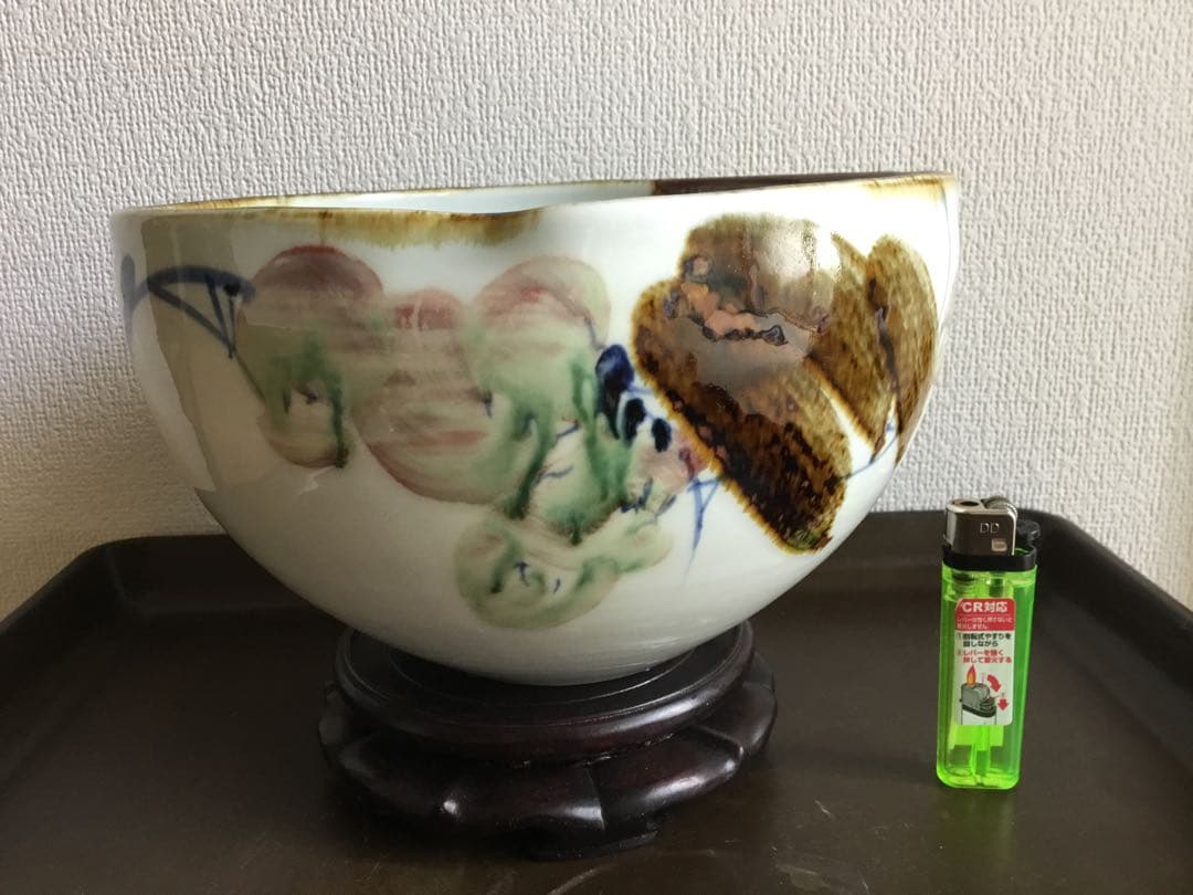 ★未使用　景徳鎮　有名作家物　大鉢★