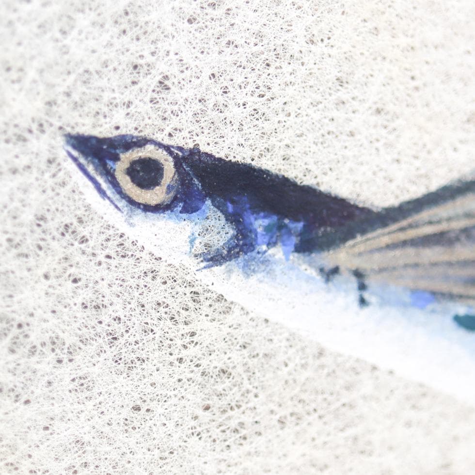 平子真理 黒潮 肉筆 額装 タトウ付