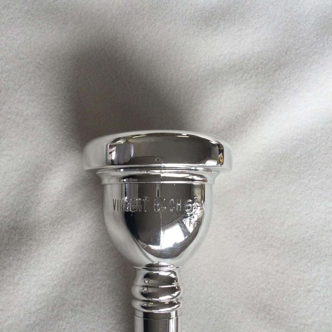 旧刻印　バック ( Bach )トロンボーン マウスピース　6 1/2 A 細管