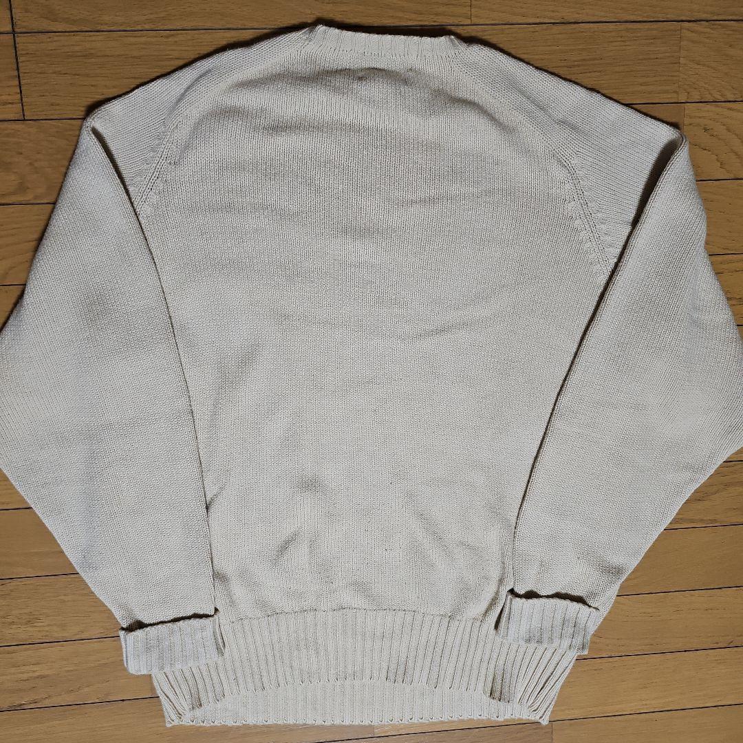 ★Polo by Ralph Lauren ポロベア刺繍 ニット（クリーム色）