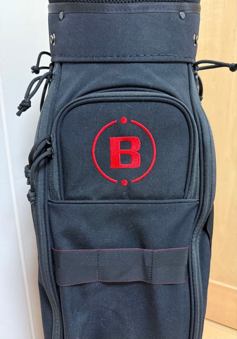 美品★ブリーフィング★キャディバッグ★ゴルフ★BRIEFING★ゴルフバッグ★黒