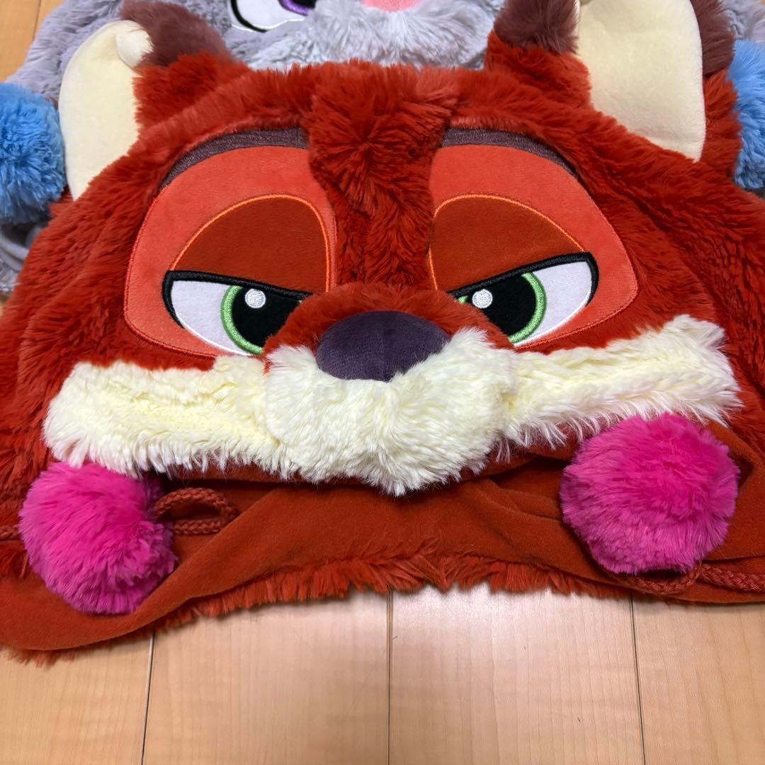 ディズニー　ズートピア　ファンキャップ　ニックジュディセット