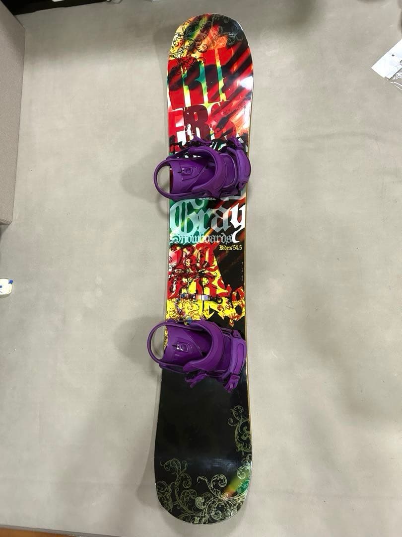 スノーボードセットGRAY RIDERS'154.5 ビンディング付