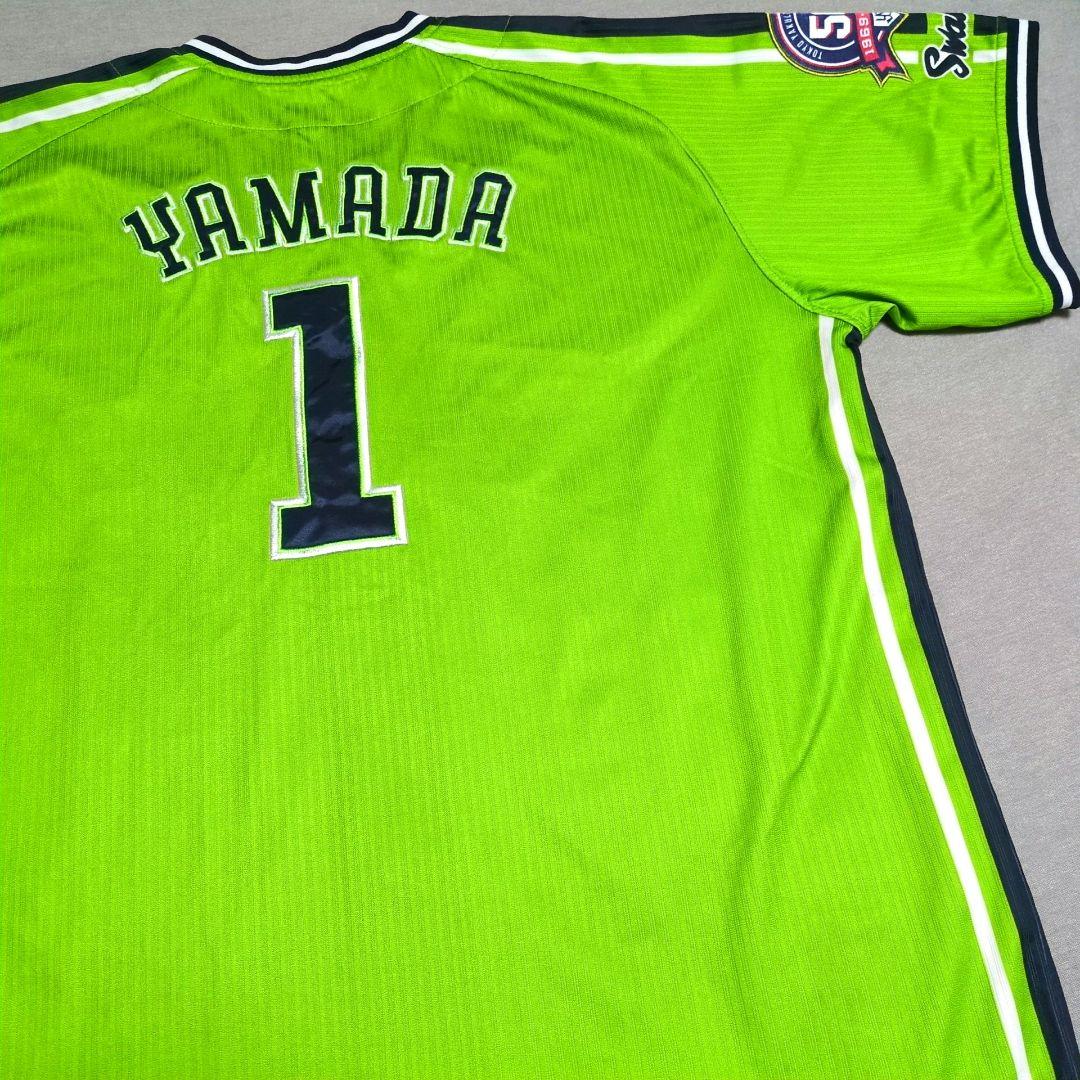 東京ヤクルトスワローズ 山田哲人 刺繍 ユニフォーム マジェスティック XL