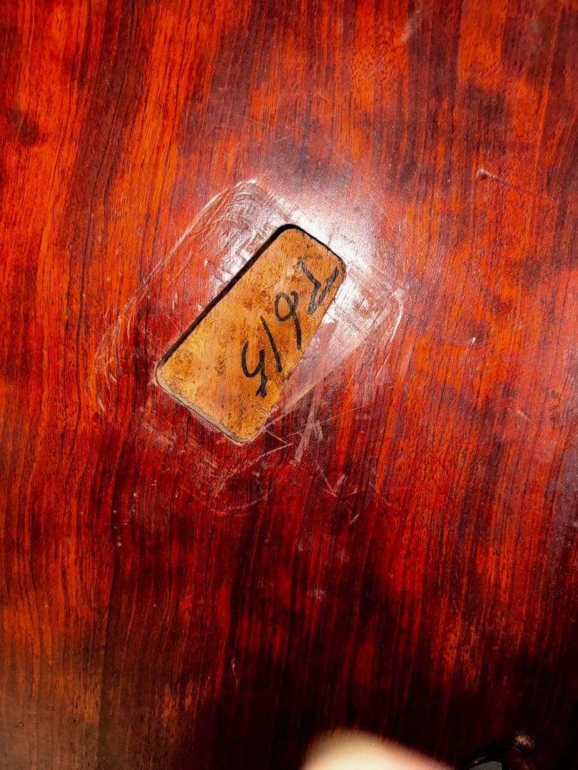 【ブビンガ】　一枚板　ブビンガローテーブル