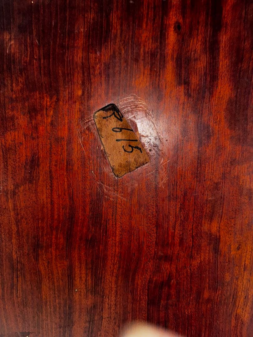 【ブビンガ】　一枚板　ブビンガローテーブル