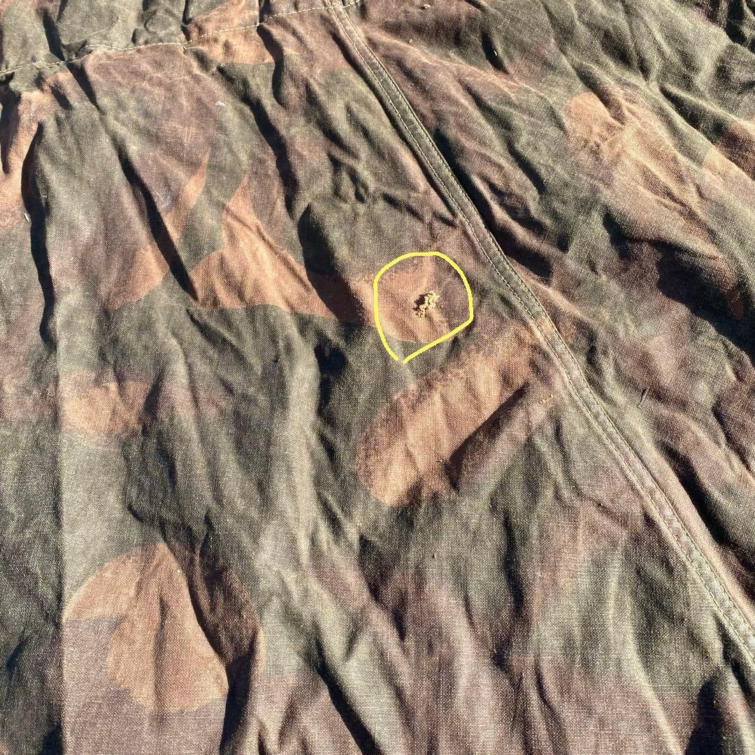 ハンガリー軍幕①　ポンチョ　２枚　ポール・ペグセット　 ワンポールテント