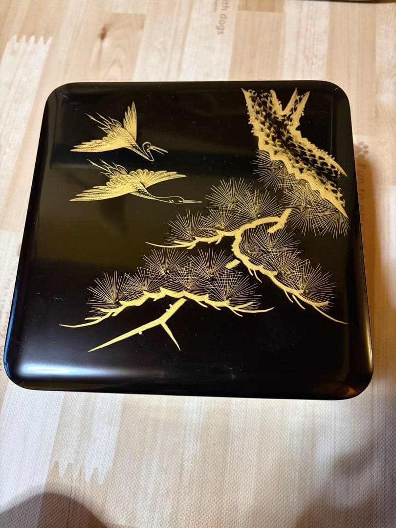 【輪島塗】二段重箱2セット 木箱入り