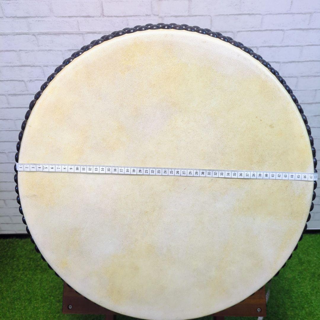 【良品】 和太鼓　長胴太鼓　1尺6寸　高級太鼓