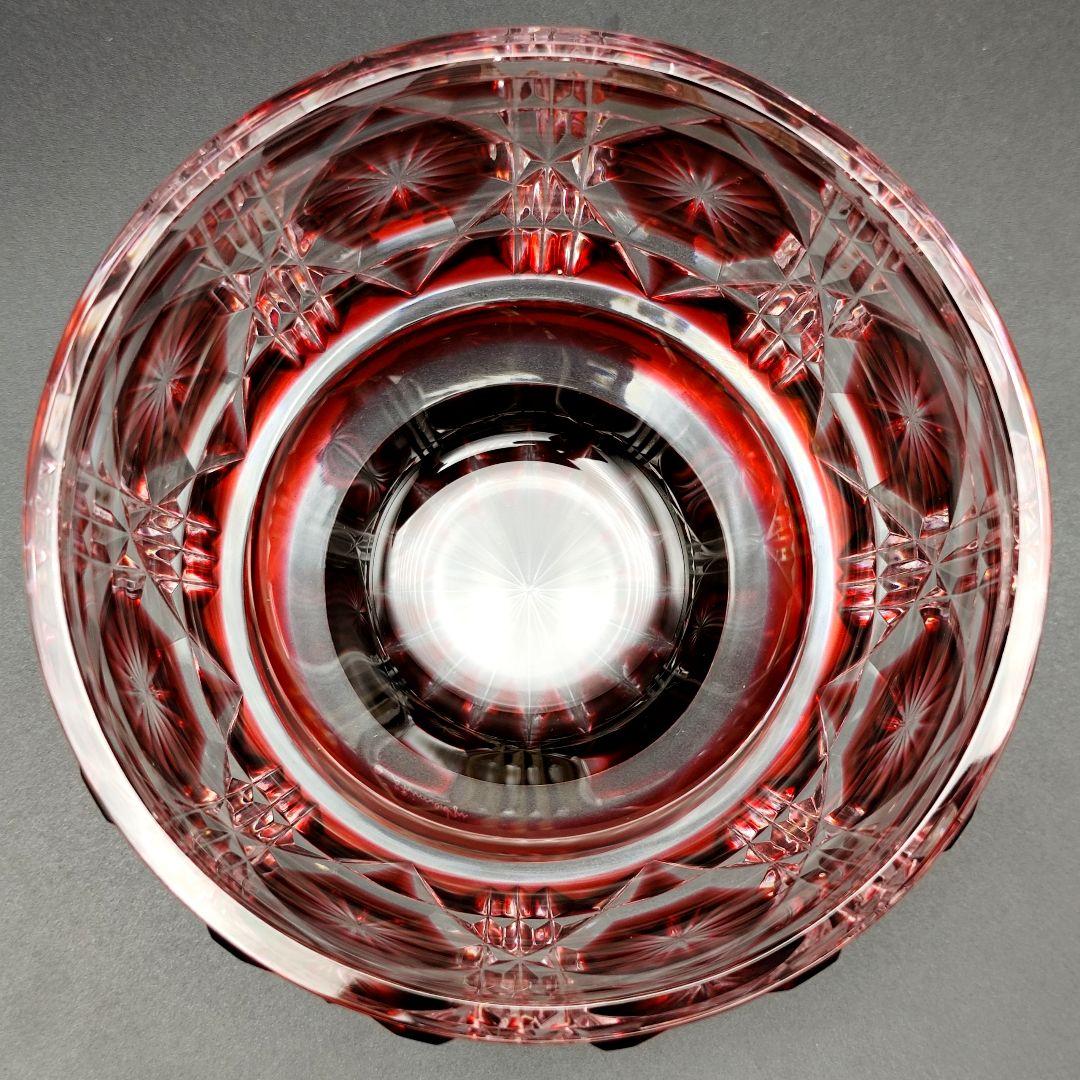 ☆美品☆薩摩切子 尚古集成館監修 向付鉢（切子、江戸切子、薩摩切子）