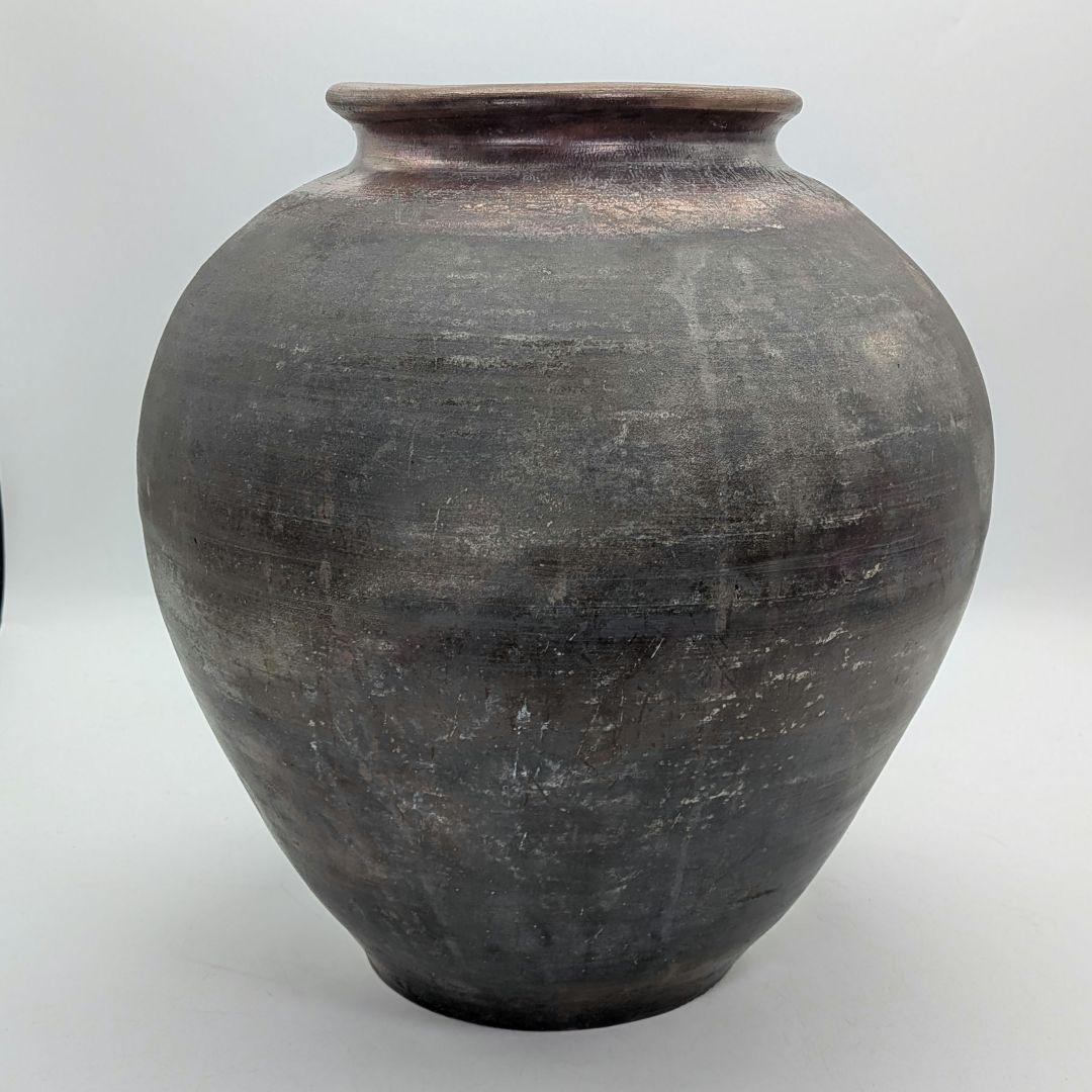 藤田龍峰 備前焼 壺 壷 置物 花瓶 花器 フラワーベース 華道具 花生 活け花