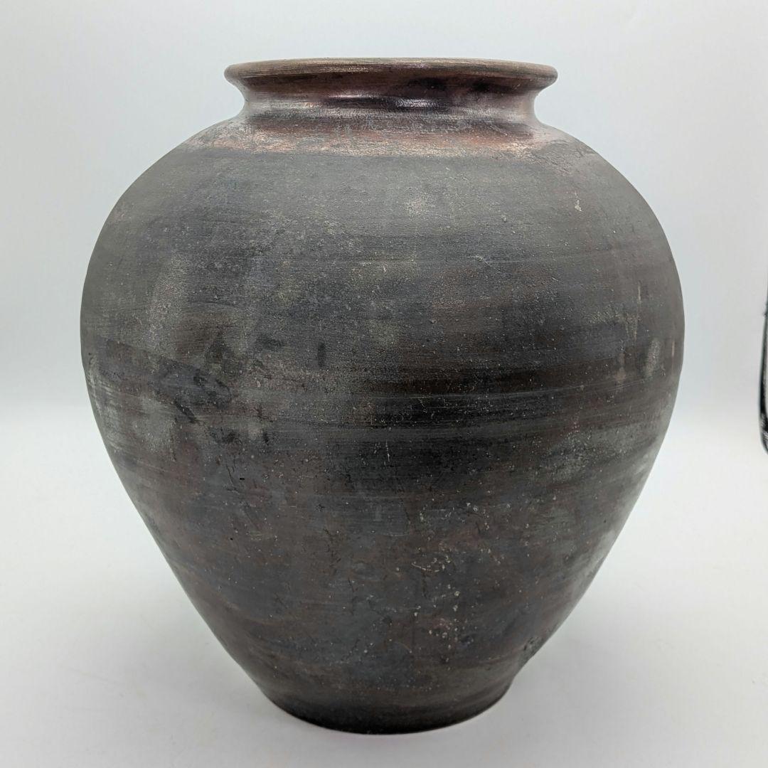 藤田龍峰 備前焼 壺 壷 置物 花瓶 花器 フラワーベース 華道具 花生 活け花