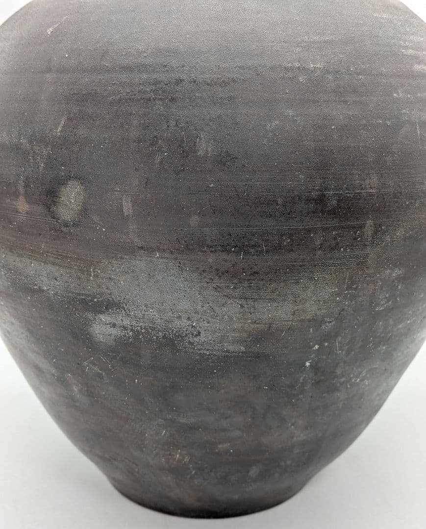 藤田龍峰 備前焼 壺 壷 置物 花瓶 花器 フラワーベース 華道具 花生 活け花