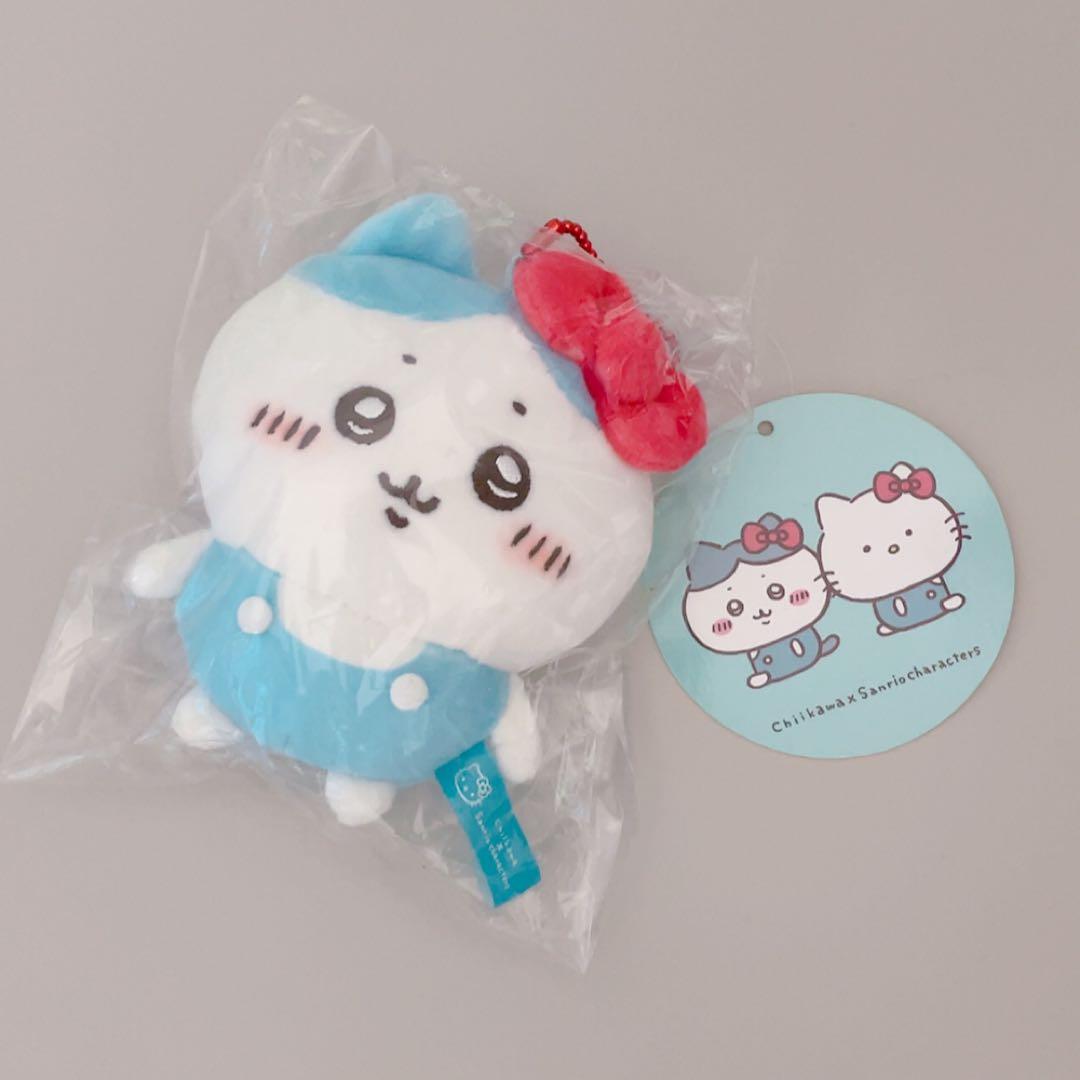 未開封タグ付き》ちいかわ×サンリオ　ぷちミニマスコット　ハチワレ×ハローキティ