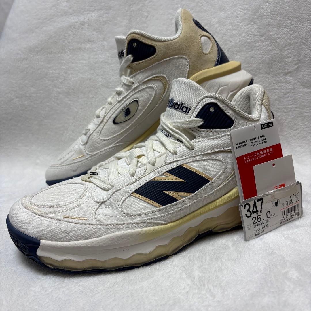 新品未使用 New Balance Fresh Foam BB バッシュ26cm