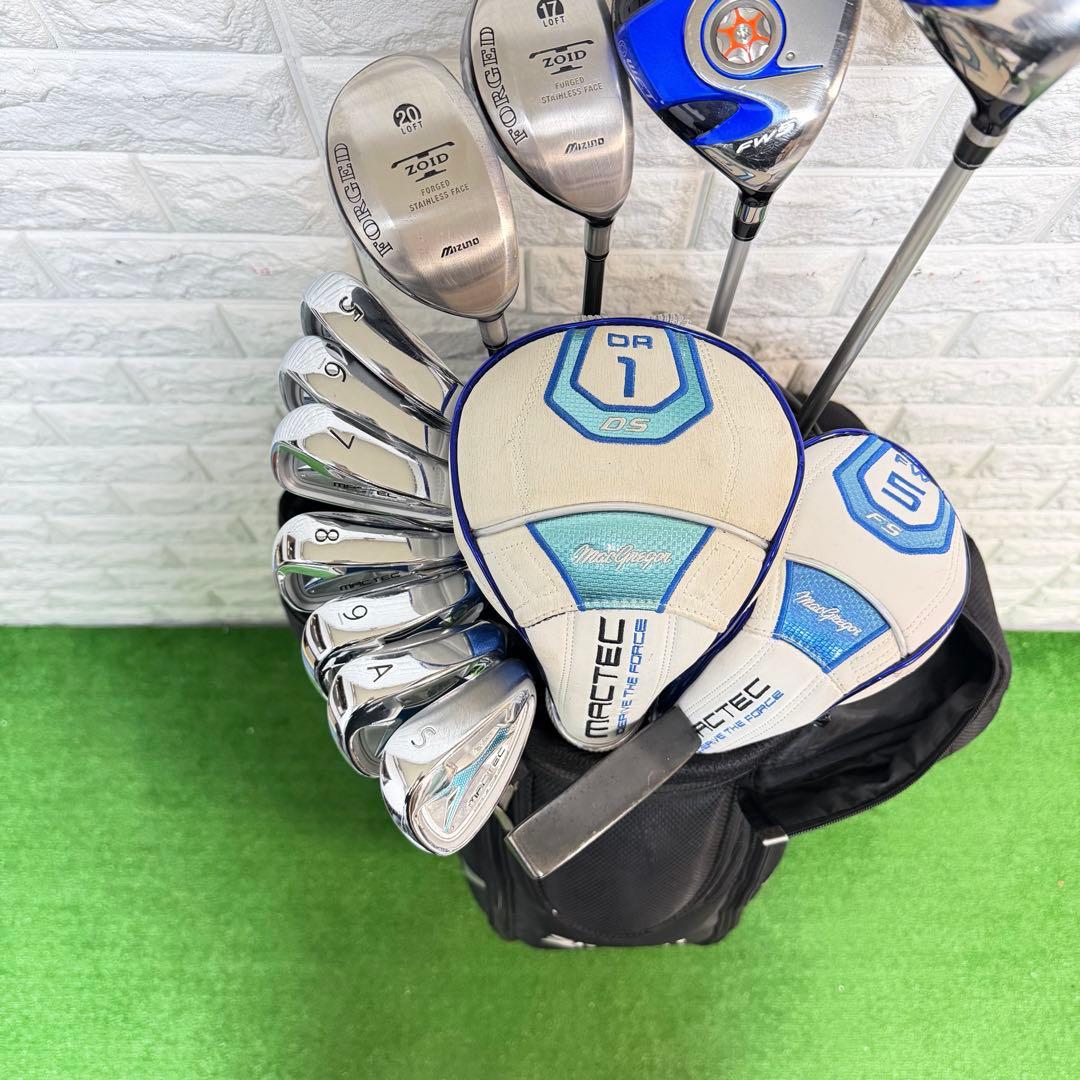 ゴルフセット　MACTEC 豪華セット　ラウンド仕様　メンズ　飛距離抜群　良好