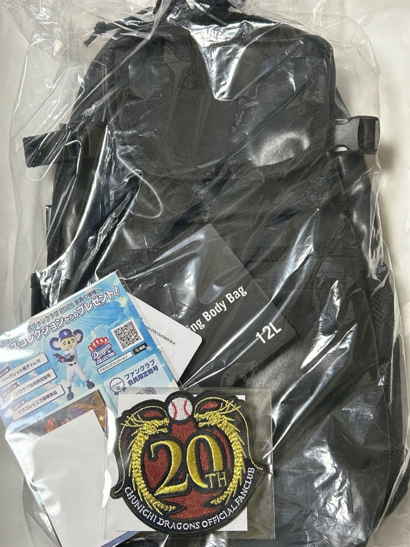 中日ドラゴンズ　エグゼクティブ会員　3点セットNEW ERA®︎ ボディバッグ
