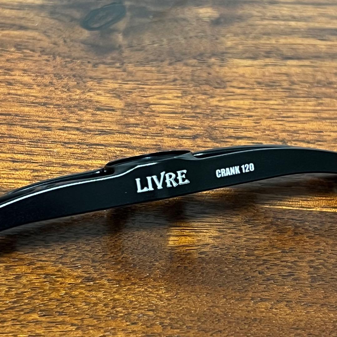 実釣未使用　リブレ　クランク120 メインプレート　限定ブラック