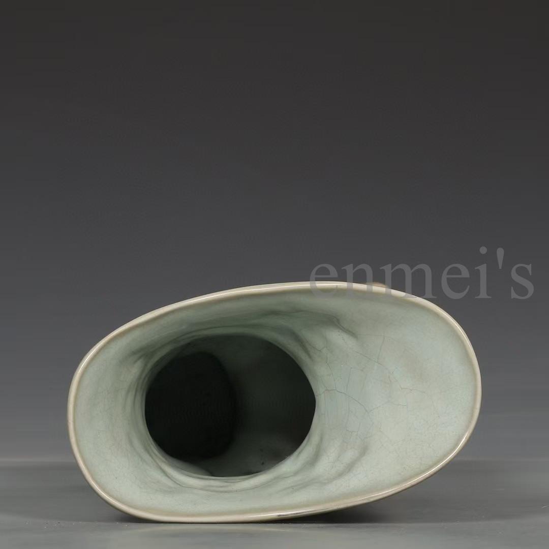 中国古美術・宋鈞窯款・玫瑰紫釉獅子爵杯・酒具・木箱付・文房具・茶道具・陶磁器