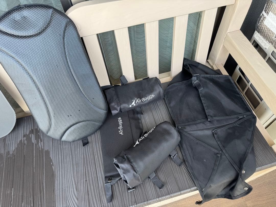 Air Buggy Dome2 SMサイズ ブラック ペットカート 中古