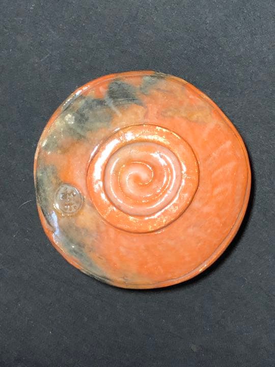 【茶道具】和楽造 赤楽沓形茶碗 抹茶碗 茶碗A325