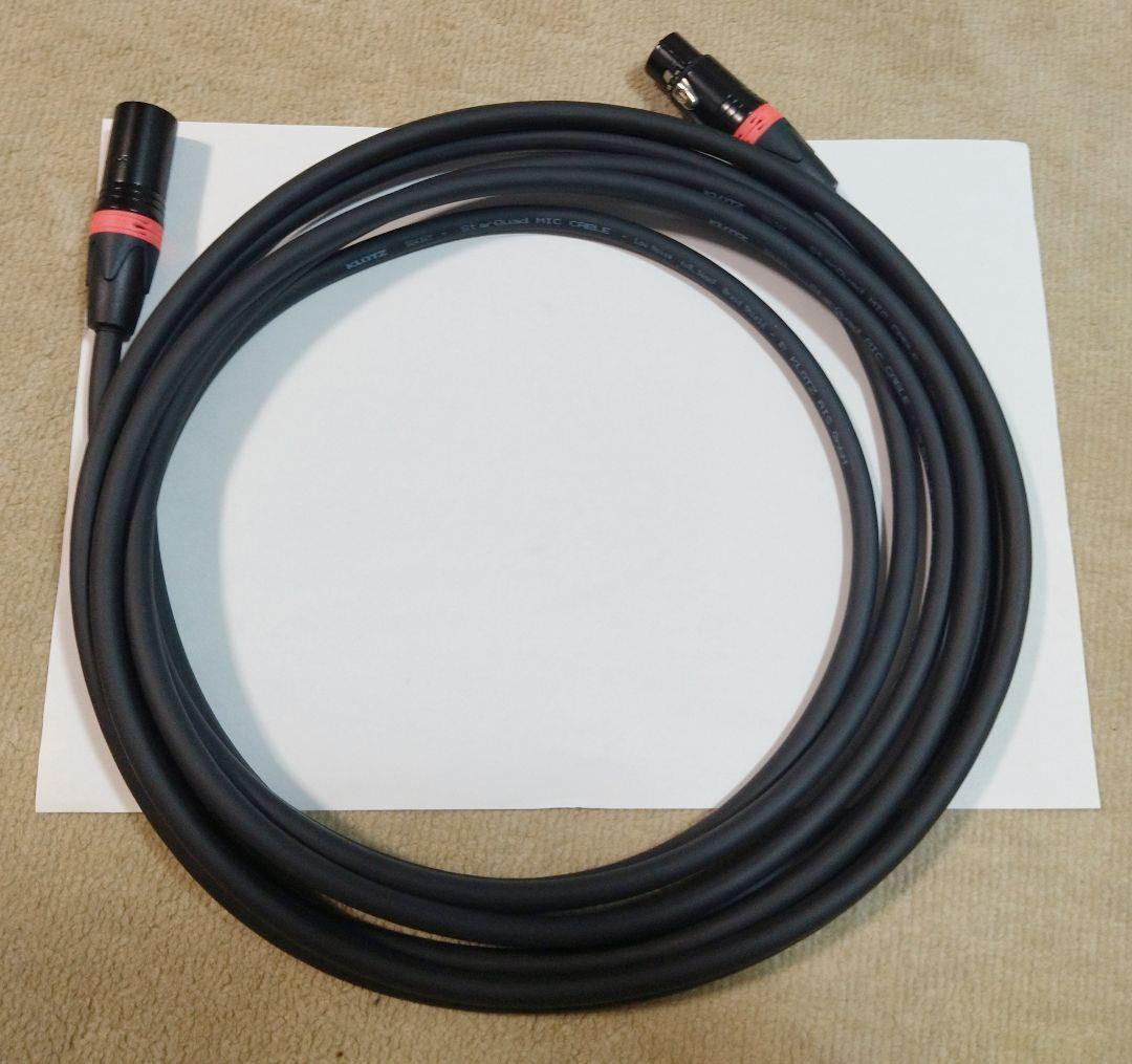 KLOTZ クロッツ SQ434Y.A ハイエンド 4芯スターカッド マイク5m