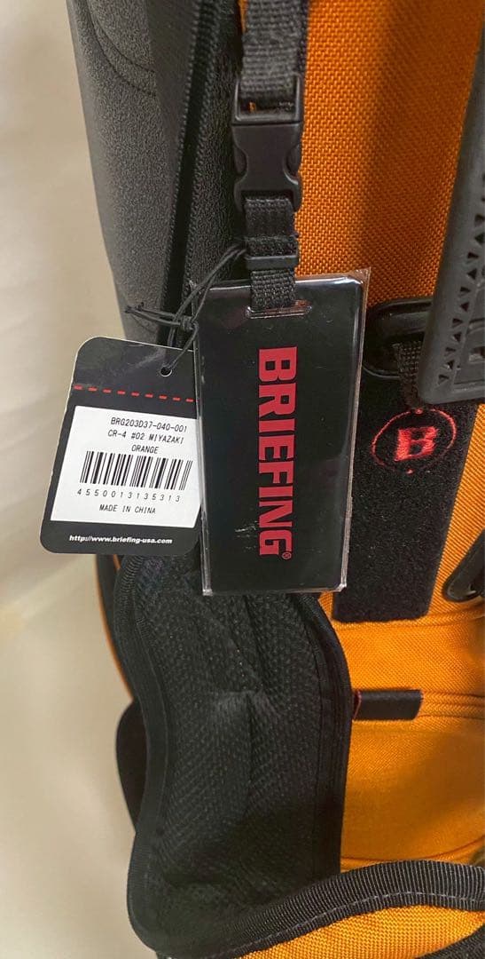 BRIEFING ブリーフィング　キャディバッグ　宮崎店限定カラー　オレンジ