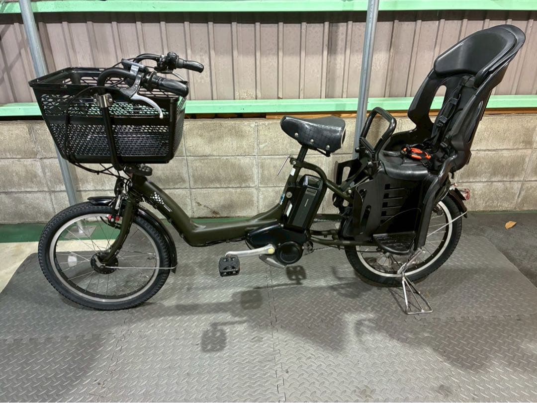 №8688 電動自転車　ブリヂストン　アンジェリーノ　20インチ カーキ