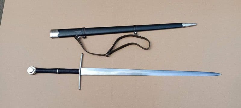 マンガン鋼西洋剣 古兵器 武具　刀装具　日本刀　模造刀 居合刀