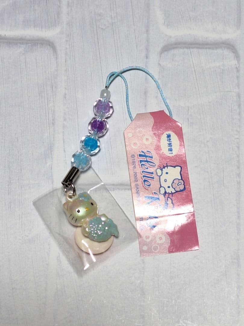 マーメイド✩激レア✩2002✩海が好き！✩人魚✩限定キティ✩根付け✩ご当地キティ