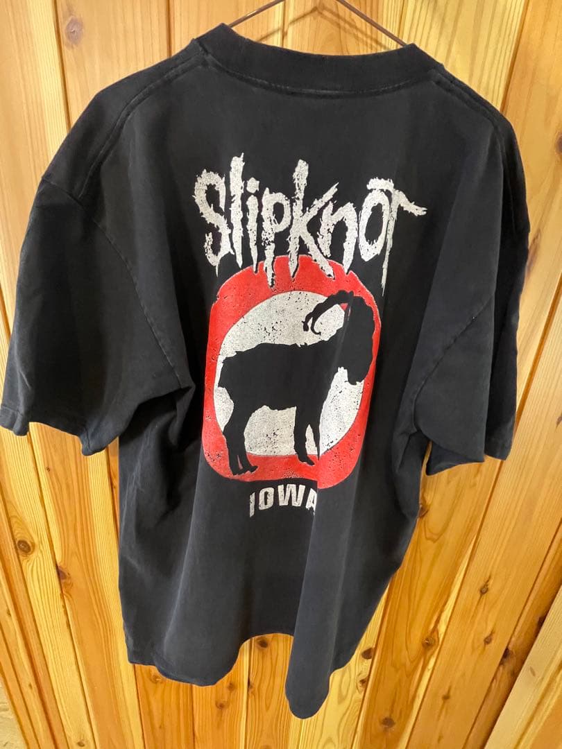 希少00sUSA製【XL】【古着】SlipKnotスリップノット tシャツ