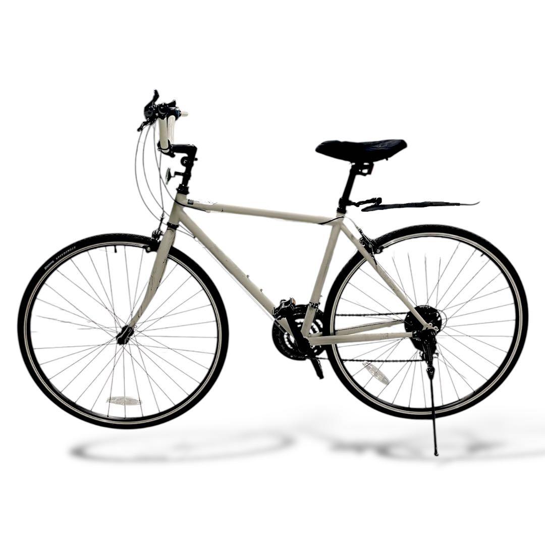 ロードバイク ハンドル改 自転車 スポーツバイク クロスバイク 軽 シマノ21段