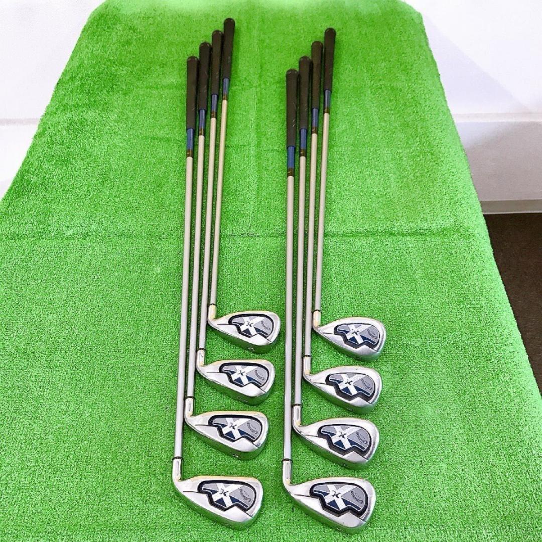 テ18★キャロウェイ X-18 8本アイアンセット SR メンズ JV 70i