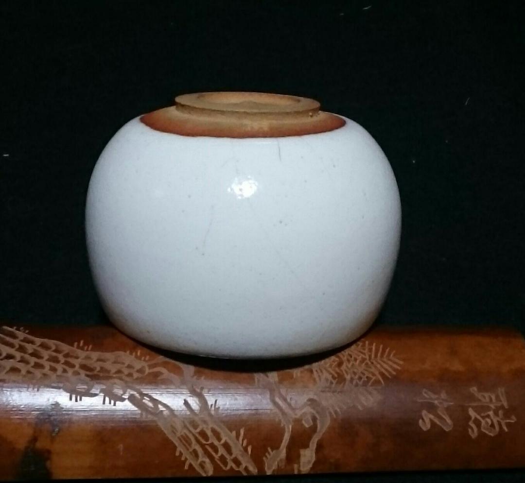 16     清水卯一　白釉汲出碗　10客　急須　湯冷まし　茶びつ　茶托5客