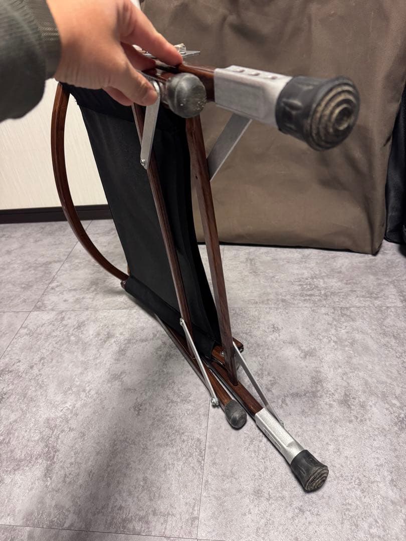 カーミットチェア　ウォールナット　艶あり　ノビタ　収納袋付き　USA製