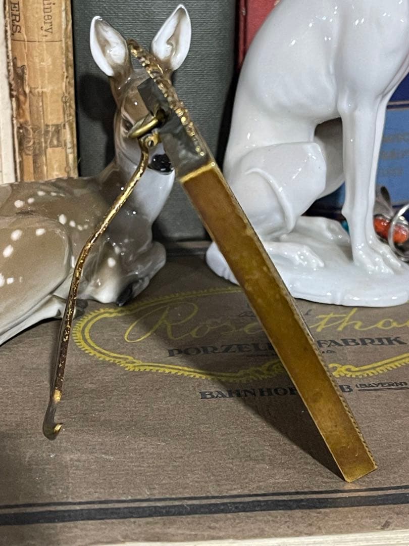 アンティーク アメリカン ミニアチュール 絵画 額装品 陶板画 美術品 USA