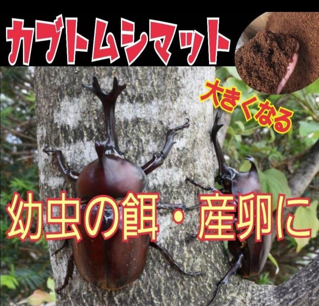 たっぷり100リットル　カブトムシ幼虫が大きくなる！発酵マット　雑虫がわかない