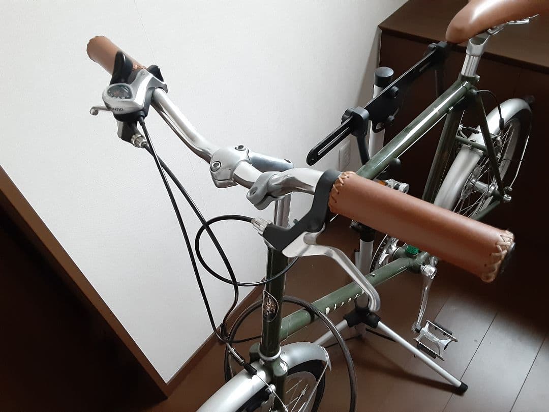 l*o様 レア！ほぼ未使用！Bianchi Merlo 室内用スタンド付き