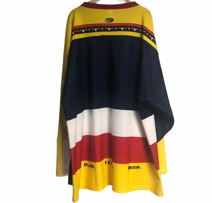 激レア　NHL ホッケーシャツ　デッドストック  LongStar ゲームシャツ