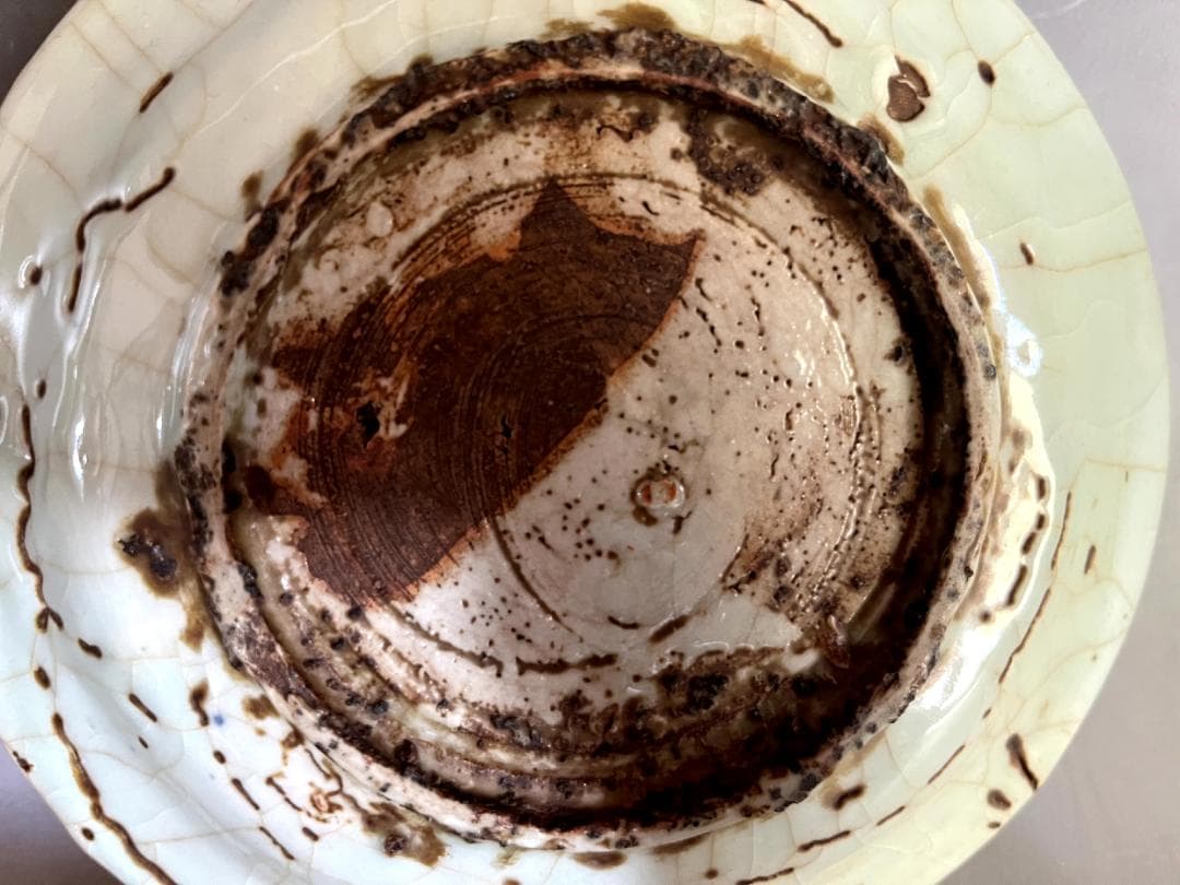 皿■呉須手 南京染付 明時代末期～清時代初期（17世紀頃）砂高台 2枚 青華■