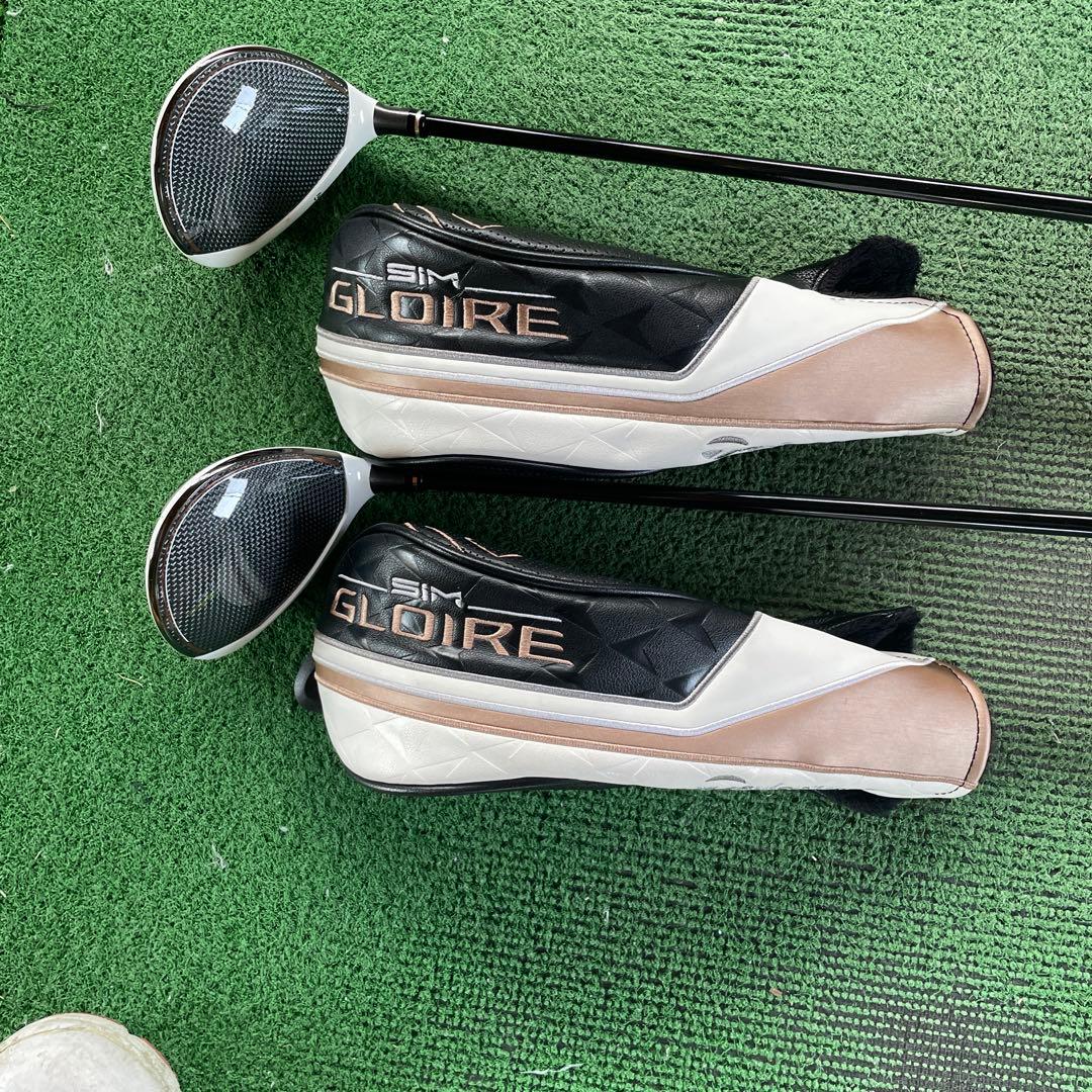 テーラーメイド　シムグローレ フェアウェイウッド2本セット 目立った傷や汚れなし