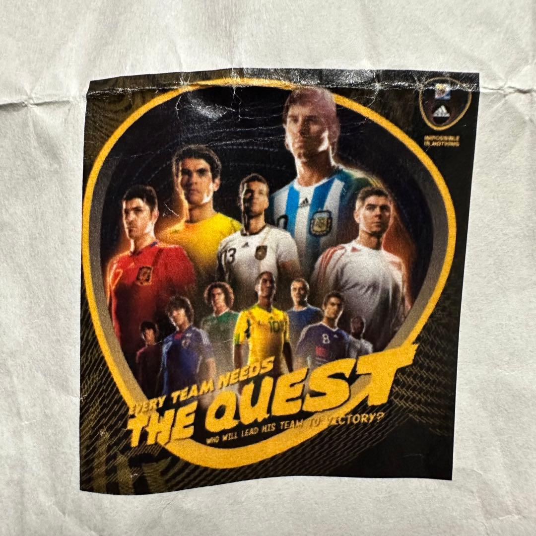 メッシ　直筆サインスパイク　バルセロナ　アルゼンチン代表　当選書付　アディダス